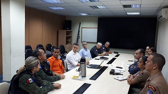 Imagem SSP, Polícia Militar, Bombeiro Militar e Polícia Civil alinham estratégias de prevenção à violência