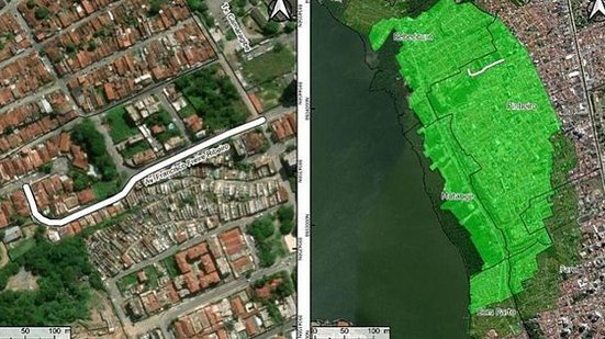 Área está interditada para evitar acidentes | Divulgação/Defesa Civil de Maceió