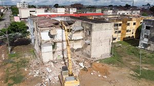 No total, serão demolidos 96 apartamentos nos quatro blocos | Foto: Marco Antonio / Secom Maceió