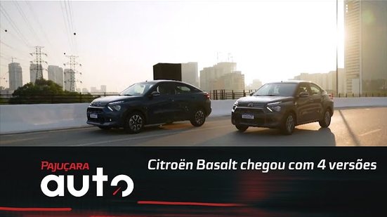 Citroën Basalt chegou com 4 versões