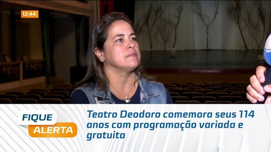 Teatro Deodoro comemora seus 114 anos com programação variada e gratuita