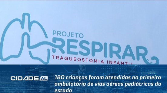 180 crianças foram atendidas no primeiro ambulatório de vias aéreas pediátricas do estado