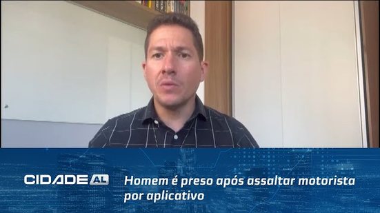 Homem é preso após assaltar motorista por aplicativo durante corrida até Rio Largo