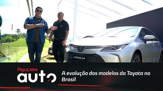 A evolução dos modelos da Toyota no Brasil