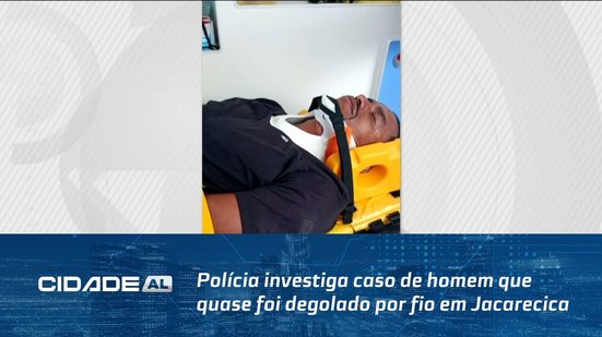 Estava na Moto: Polícia investiga caso de homem que quase foi degolado por fio em Jacarecica