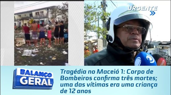 Corpo de Bombeiros confirma três mortes; uma das vítimas era uma criança de 12 anos