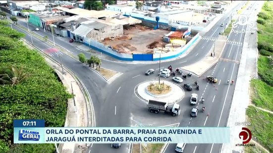 Orla do Pontal da Barra, praia da Avenida e Jaraguá interditadas para corrida