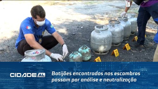 Explosão no Maceió 1: Botijões encontrados nos escombros passam por análise e neutralização