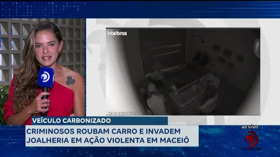 Criminosos roubam carro e invadem joalheria em ação violenta em Maceió