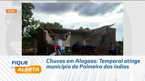 Chuvas em Alagoas: Temporal atinge município de Palmeira dos índios