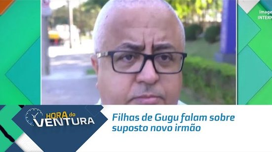 Filhas de Gugu falam sobre suposto novo irmão.