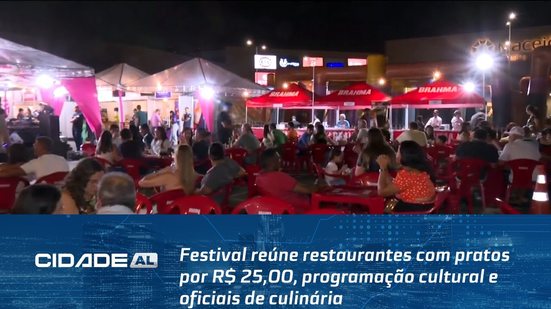 Festival reúne restaurantes com pratos por R$ 25,00, programação cultural e oficiais de culinária