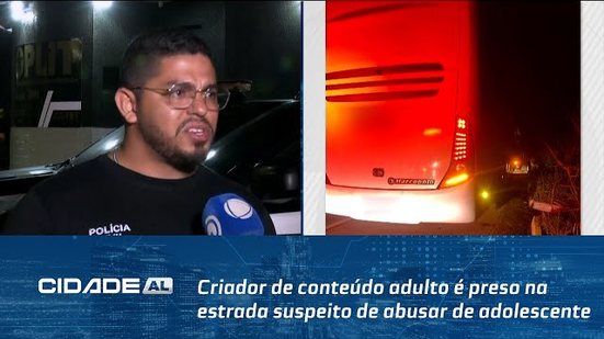 Criador de conteúdo adulto é preso na estrada suspeito de abusar de adolescente