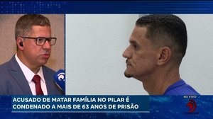 Acusado de matar família no Pilar é condenado a mais de 63 anos de prisão