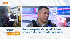 Presa suspeita de agredir idosa; vítima tinha marcas de agressões