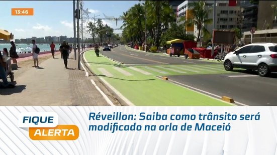 Réveillon: Saiba como trânsito será modificado na orla de Maceió