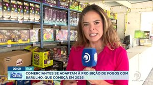 Comerciantes se adaptam à proibição de fogos com barulho, que começa em 2026