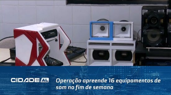 Na Base do Sossego: Operação apreende 16 equipamentos de som no fim de semana