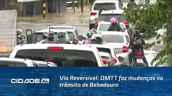 Via Reversível: DMTT faz mudanças no trânsito de Bebedouro