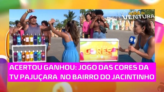 Acertou, Ganhou! O jogo das Cores TV Pajuçara Record está no Mirante do Jacintinho