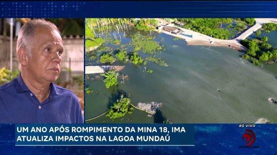 Um ano após rompimento da mina 18, IMA atualiza impactos na Lagoa Mundaú