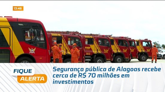 Segurança Pública de Alagoas recebe cerca de R$ 70 milhões em investimentos