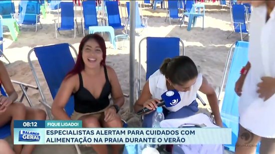 Fique Ligado! Especialistas alertam para cuidados com alimentação na praia durante o verão