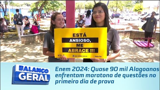 Enem 2024: Quase 90 mil Alagoanos enfrentam maratona de questões no primeiro dia de prova