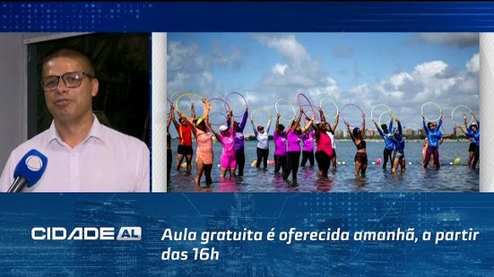 Hidrodança: Aula gratuita é oferecida amanhã, a partir das 16h, na Ponta Verde