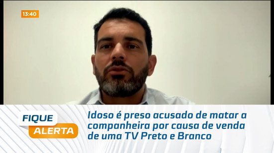 Idoso é preso acusado de matar a companheira por causa de venda de uma TV Preto e Branco