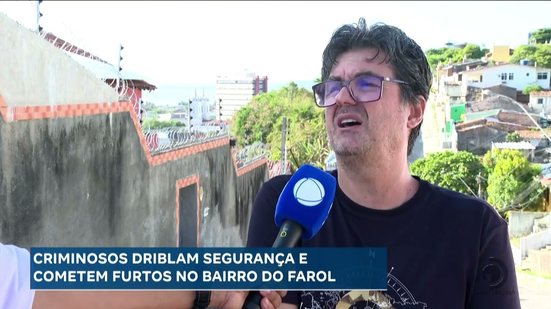 Criminosos driblam segurança e cometem furtos no bairro do Farol