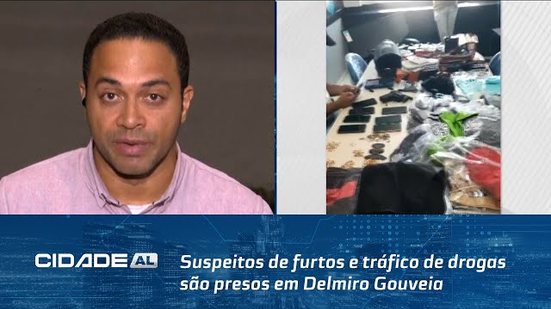 Operação no Sertão: Suspeitos de furtos e tráfico de drogas são presos em Delmiro Gouveia