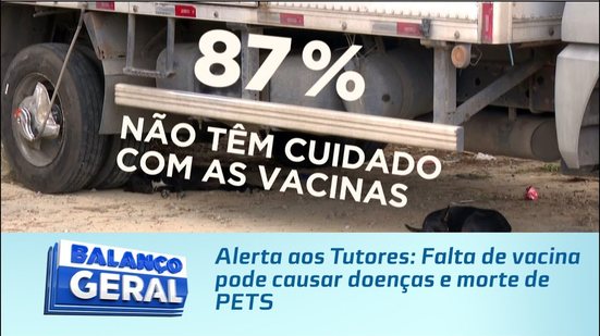 Alerta aos Tutores: Falta de vacina pode causar doenças e morte de PETS