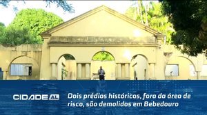 Perda: Dois prédios históricos, fora da área de risco, são demolidos em Bebedouro