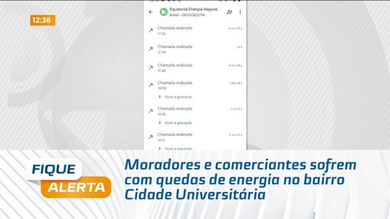 Moradores e comerciantes sofrem com quedas de energia no bairro Cidade Universitária