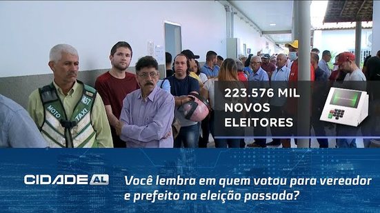 Você lembra em quem votou para vereador e prefeito na eleição passada?