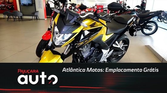 Atlântica Motos: Emplacamento Grátis