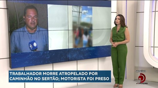 Trabalhador morre atropelado  por caminhão no sertão; motorista foi preso