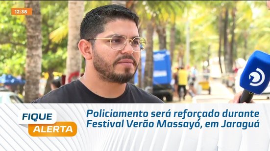 Policiamento será reforçado durante Festival Verão Massayó, em Jaraguá