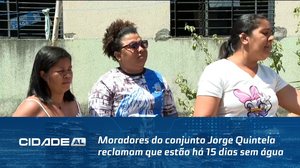 Moradores do conjunto Jorge Quintela reclamam que estão há 15 dias sem água