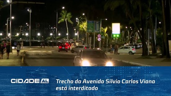 Trecho da Avenida Silvio Carlos Viana está interditado para recapeamento