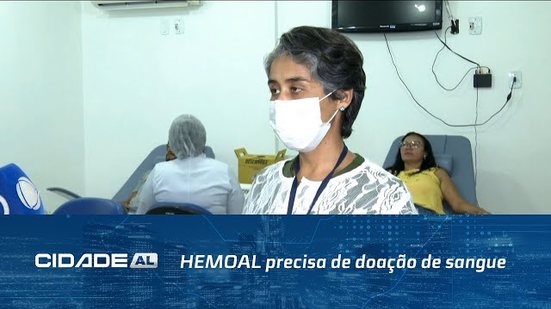 HEMOAL precisa de doação de sangue; estoque está muito abaixo do necessário