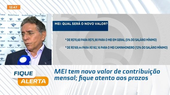 MEI tem novo valor de contribuição mensal; fique atento aos prazos