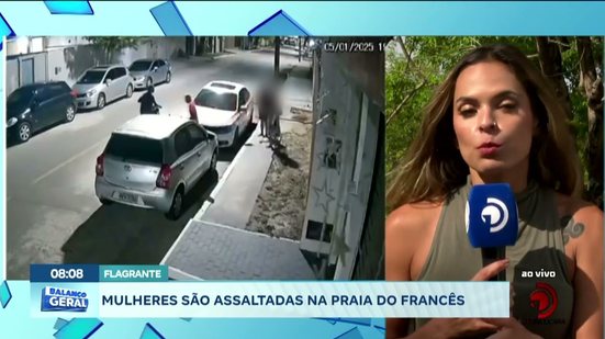 Flagrante: Mulheres são assaltadas na praia do Francês