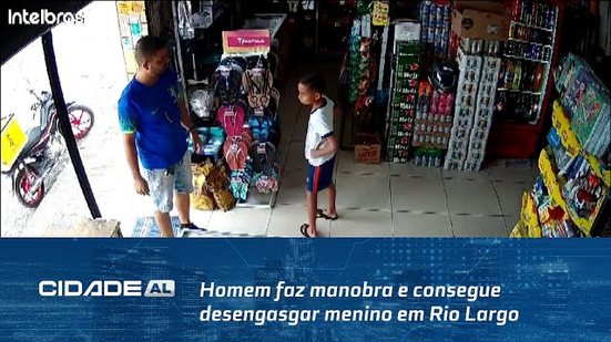 Menino Salvo: Homem faz manobra e consegue desengasgar menino em Rio Largo