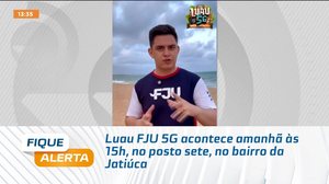 Luau FJU 5G acontece amanhã às 15h, no posto sete, no bairro da Jatiúca