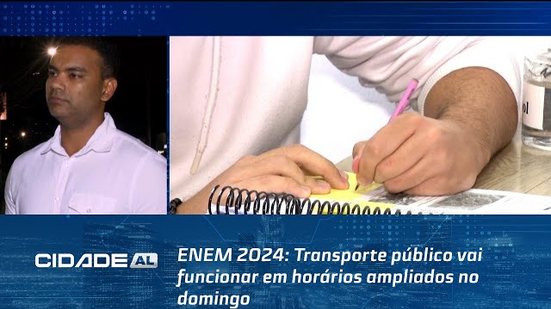 ENEM 2024: Transporte público vai funcionar em horários ampliados no domingo