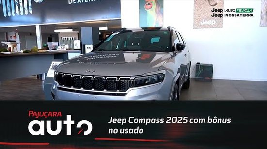 Jeep Compass 2025 com bônus no usado