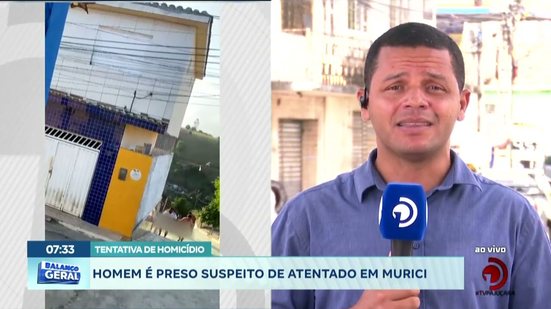 Homem é preso suspeito de atentado em Murici