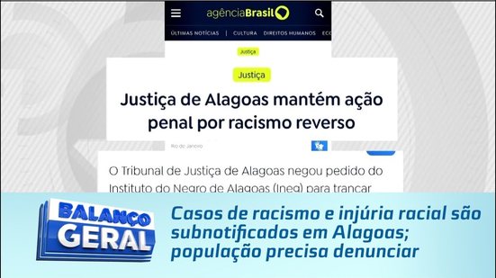 Casos de racismo e injúria racial são subnotificados em Alagoas; população precisa denunciar